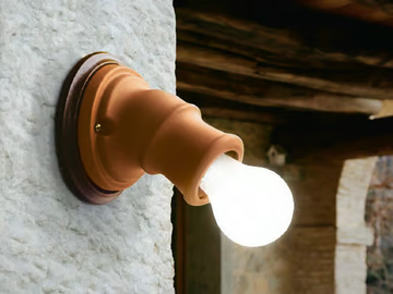 MIRFAK - Ceramic wall lamp with fixed arm by Aldo Bernardi - view 2